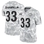 Arctic Camo Men's Aaron Shampklin Pittsburgh Steelers Limited 2024 Salute to Service Jersey