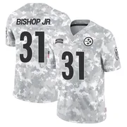 Arctic Camo Men's Beanie Bishop Jr. Pittsburgh Steelers Limited 2024 Salute to Service Jersey