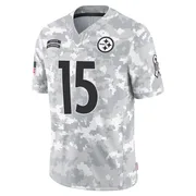 Arctic Camo Men's Ben Skowronek Pittsburgh Steelers Limited 2024 Salute to Service Jersey