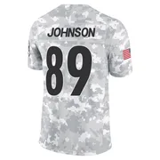 Arctic Camo Men's Brandon Johnson Pittsburgh Steelers Limited 2024 Salute to Service Jersey