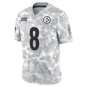 Arctic Camo Men's Corliss Waitman Pittsburgh Steelers Limited 2024 Salute to Service Jersey