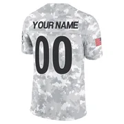 Arctic Camo Men's Custom Pittsburgh Steelers Limited 2024 Salute to Service Jersey