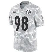 Arctic Camo Men's DeMarvin Leal Pittsburgh Steelers Limited 2024 Salute to Service Jersey