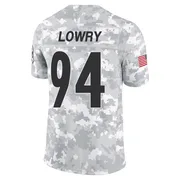 Arctic Camo Men's Dean Lowry Pittsburgh Steelers Limited 2024 Salute to Service Jersey