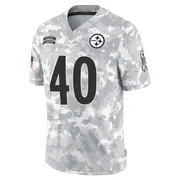 Arctic Camo Men's Devin Harper Pittsburgh Steelers Limited 2024 Salute to Service Jersey