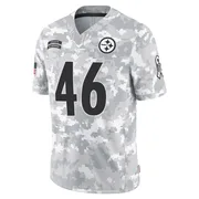 Arctic Camo Men's Forrest Rhyne Pittsburgh Steelers Limited 2024 Salute to Service Jersey