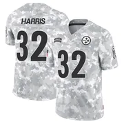 Arctic Camo Men's Franco Harris Pittsburgh Steelers Limited 2024 Salute to Service Jersey