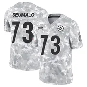 Arctic Camo Men's Isaac Seumalo Pittsburgh Steelers Limited 2024 Salute to Service Jersey