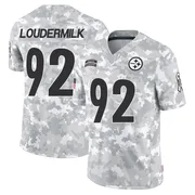 Arctic Camo Men's Isaiahh Loudermilk Pittsburgh Steelers Limited 2024 Salute to Service Jersey