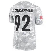 Arctic Camo Men's Isaiahh Loudermilk Pittsburgh Steelers Limited 2024 Salute to Service Jersey