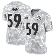 Arctic Camo Men's Jack Ham Pittsburgh Steelers Limited 2024 Salute to Service Jersey