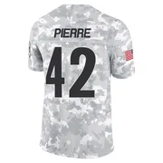 Arctic Camo Men's James Pierre Pittsburgh Steelers Limited 2024 Salute to Service Jersey