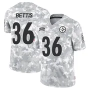 Arctic Camo Men's Jerome Bettis Pittsburgh Steelers Limited 2024 Salute to Service Jersey