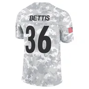 Arctic Camo Men's Jerome Bettis Pittsburgh Steelers Limited 2024 Salute to Service Jersey