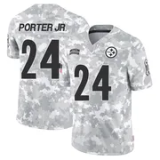 Arctic Camo Men's Joey Porter Jr. Pittsburgh Steelers Limited 2024 Salute to Service Jersey