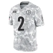 Arctic Camo Men's Justin Fields Pittsburgh Steelers Limited 2024 Salute to Service Jersey