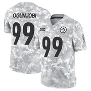 Arctic Camo Men's Larry Ogunjobi Pittsburgh Steelers Limited 2024 Salute to Service Jersey