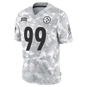 Arctic Camo Men's Larry Ogunjobi Pittsburgh Steelers Limited 2024 Salute to Service Jersey