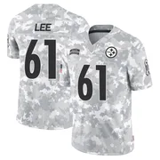 Arctic Camo Men's Logan Lee Pittsburgh Steelers Limited 2024 Salute to Service Jersey