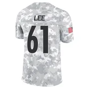 Arctic Camo Men's Logan Lee Pittsburgh Steelers Limited 2024 Salute to Service Jersey