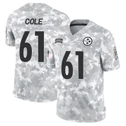 Arctic Camo Men's Mason Cole Pittsburgh Steelers Limited 2024 Salute to Service Jersey