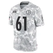 Arctic Camo Men's Mason Cole Pittsburgh Steelers Limited 2024 Salute to Service Jersey