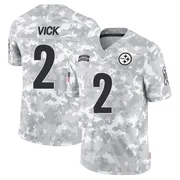 Arctic Camo Men's Mike Vick Pittsburgh Steelers Limited 2024 Salute to Service Jersey