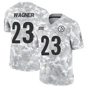 Arctic Camo Men's Mike Wagner Pittsburgh Steelers Limited 2024 Salute to Service Jersey