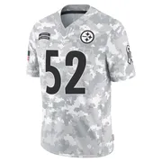 Arctic Camo Men's Mike Webster Pittsburgh Steelers Limited 2024 Salute to Service Jersey