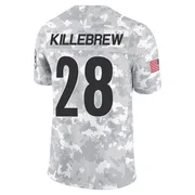 Arctic Camo Men's Miles Killebrew Pittsburgh Steelers Limited 2024 Salute to Service Jersey