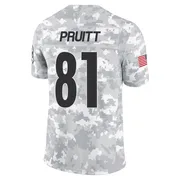 Arctic Camo Men's MyCole Pruitt Pittsburgh Steelers Limited 2024 Salute to Service Jersey