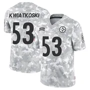 Arctic Camo Men's Nick Kwiatkoski Pittsburgh Steelers Limited 2024 Salute to Service Jersey