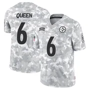 Arctic Camo Men's Patrick Queen Pittsburgh Steelers Limited 2024 Salute to Service Jersey