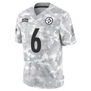 Arctic Camo Men's Patrick Queen Pittsburgh Steelers Limited 2024 Salute to Service Jersey