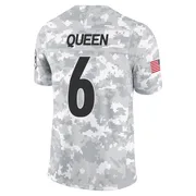 Arctic Camo Men's Patrick Queen Pittsburgh Steelers Limited 2024 Salute to Service Jersey