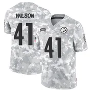 Arctic Camo Men's Payton Wilson Pittsburgh Steelers Limited 2024 Salute to Service Jersey