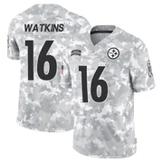 Arctic Camo Men's Quez Watkins Pittsburgh Steelers Limited 2024 Salute to Service Jersey