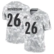 Arctic Camo Men's Rod Woodson Pittsburgh Steelers Limited 2024 Salute to Service Jersey