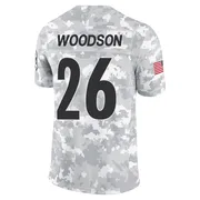 Arctic Camo Men's Rod Woodson Pittsburgh Steelers Limited 2024 Salute to Service Jersey