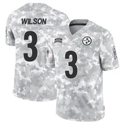 Arctic Camo Men's Russell Wilson Pittsburgh Steelers Limited 2024 Salute to Service Jersey