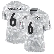 Arctic Camo Men's Shaun Suisham Pittsburgh Steelers Limited 2024 Salute to Service Jersey