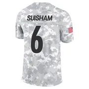 Arctic Camo Men's Shaun Suisham Pittsburgh Steelers Limited 2024 Salute to Service Jersey