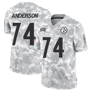 Arctic Camo Men's Spencer Anderson Pittsburgh Steelers Limited 2024 Salute to Service Jersey