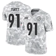 Arctic Camo Men's Stephon Tuitt Pittsburgh Steelers Limited 2024 Salute to Service Jersey