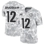 Arctic Camo Men's Terry Bradshaw Pittsburgh Steelers Limited 2024 Salute to Service Jersey