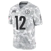 Arctic Camo Men's Terry Bradshaw Pittsburgh Steelers Limited 2024 Salute to Service Jersey