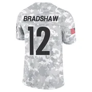 Arctic Camo Men's Terry Bradshaw Pittsburgh Steelers Limited 2024 Salute to Service Jersey