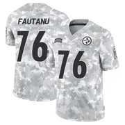 Arctic Camo Men's Troy Fautanu Pittsburgh Steelers Limited 2024 Salute to Service Jersey