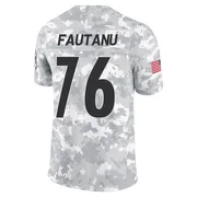 Arctic Camo Men's Troy Fautanu Pittsburgh Steelers Limited 2024 Salute to Service Jersey