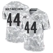 Arctic Camo Men's Tyler Matakevich Pittsburgh Steelers Limited 2024 Salute to Service Jersey